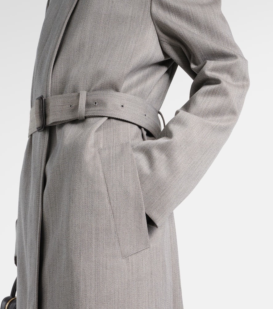 Wool-blend coat