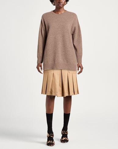 Malìparmi Woman Sweater Light brown Size S Merino Wool, Cashmere