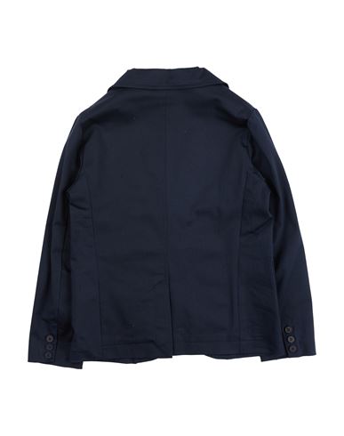 Kid Boy Blazer Midnight blue Size 12 Cotton, Elastane