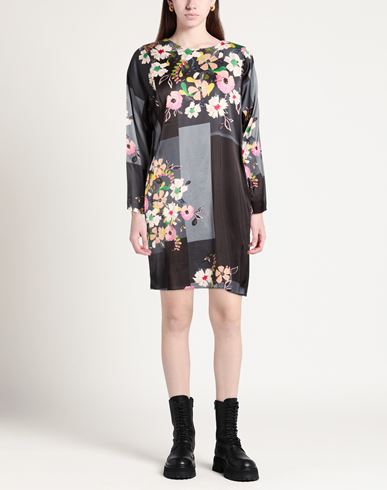 Woman Mini dress Black Size 4 Viscose, Elastane