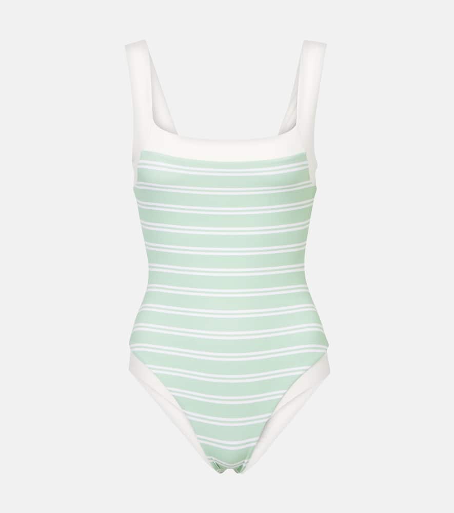 Bianco striped swimsuit