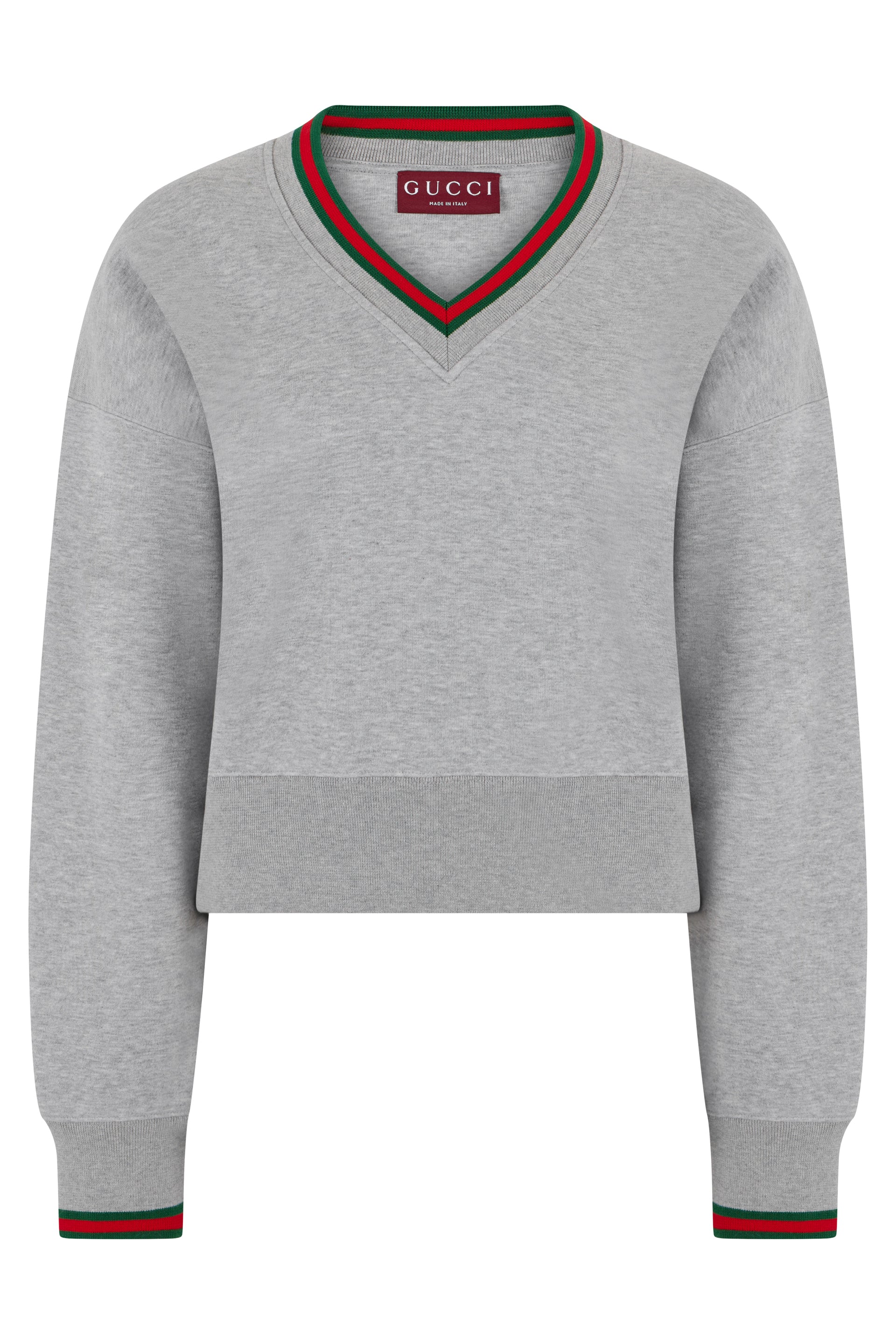 Cotton Jersey Sweatshirt with Web