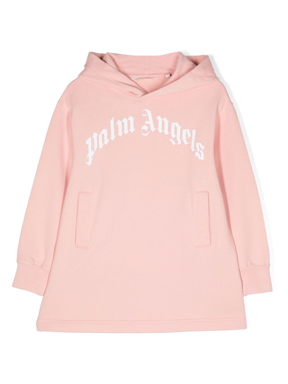 Logo-print detail hoodie - Pink