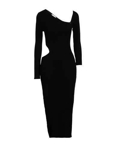 Woman Midi dress Black Size ONESIZE Viscose, Polyester