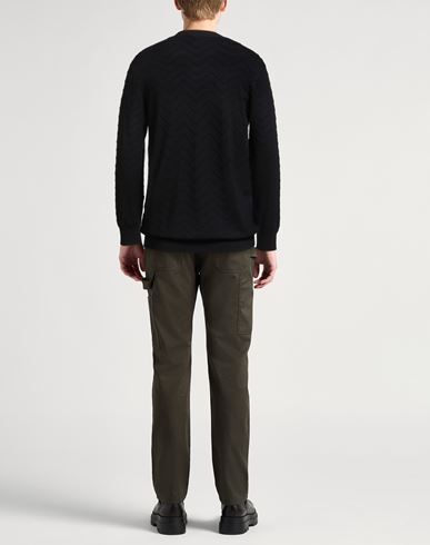 Man Sweater Midnight blue Size S Virgin Wool, Polyamide, Elastane