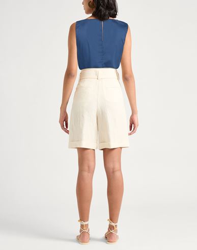 Patrizia Pepe Woman Top Navy Size 10 Cotton, Polyamide, Elastane