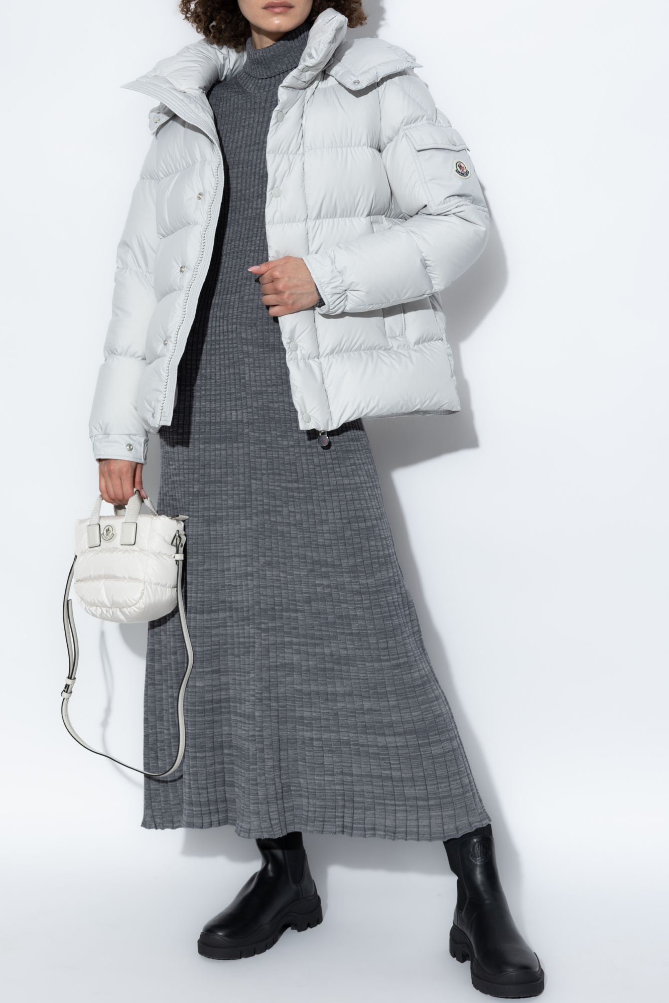Wool Dress, Women's, Grey