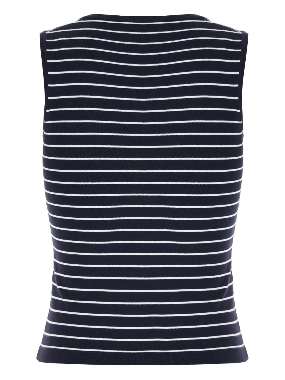 Striped sleeveless top - Blue