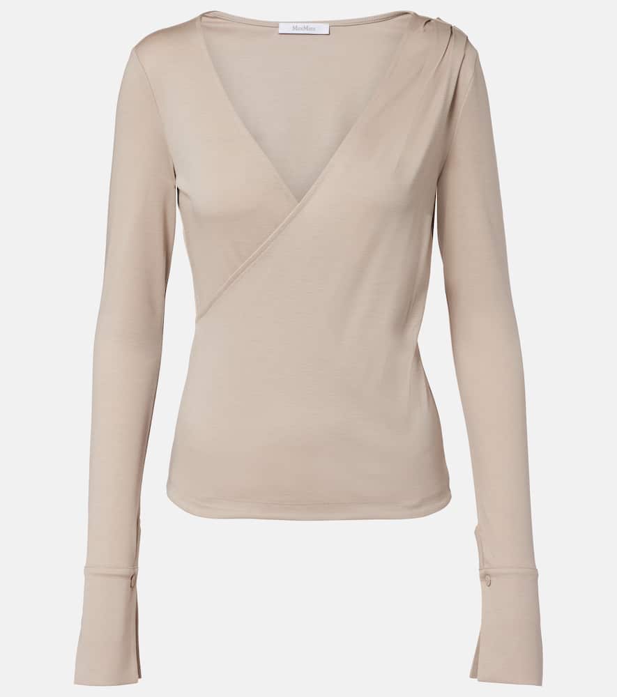 Adagio virgin wool wrap top