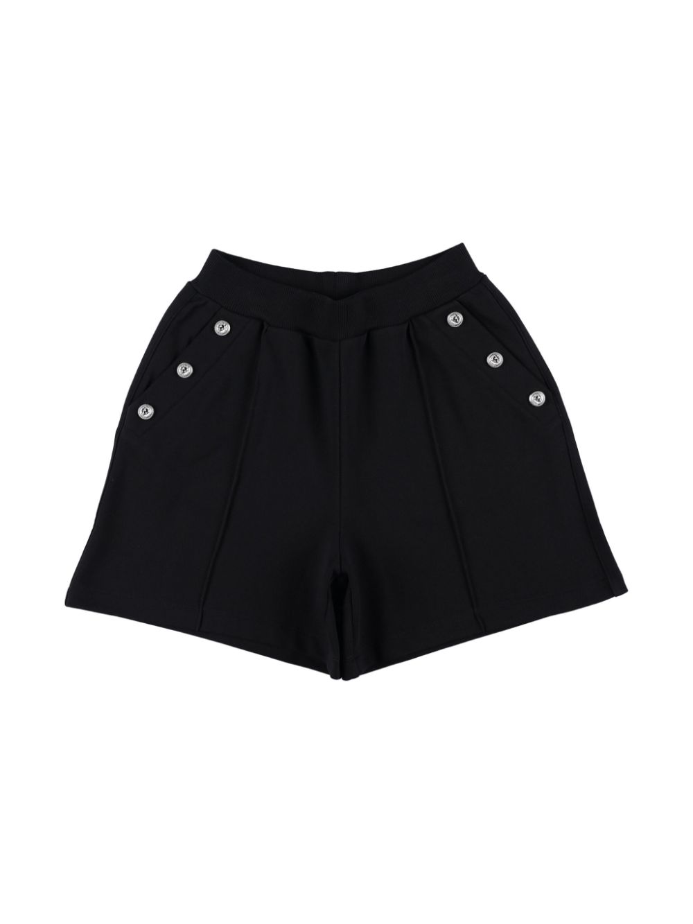 Logo-engraved shorts - Black