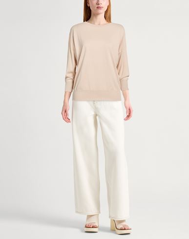 By Slowear Woman Sweater Beige Size L Cotton, Elastane