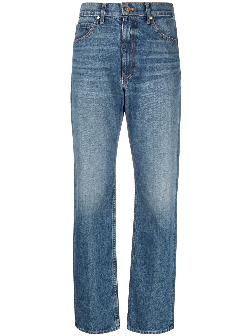 Straight-leg cut jeans - Blue