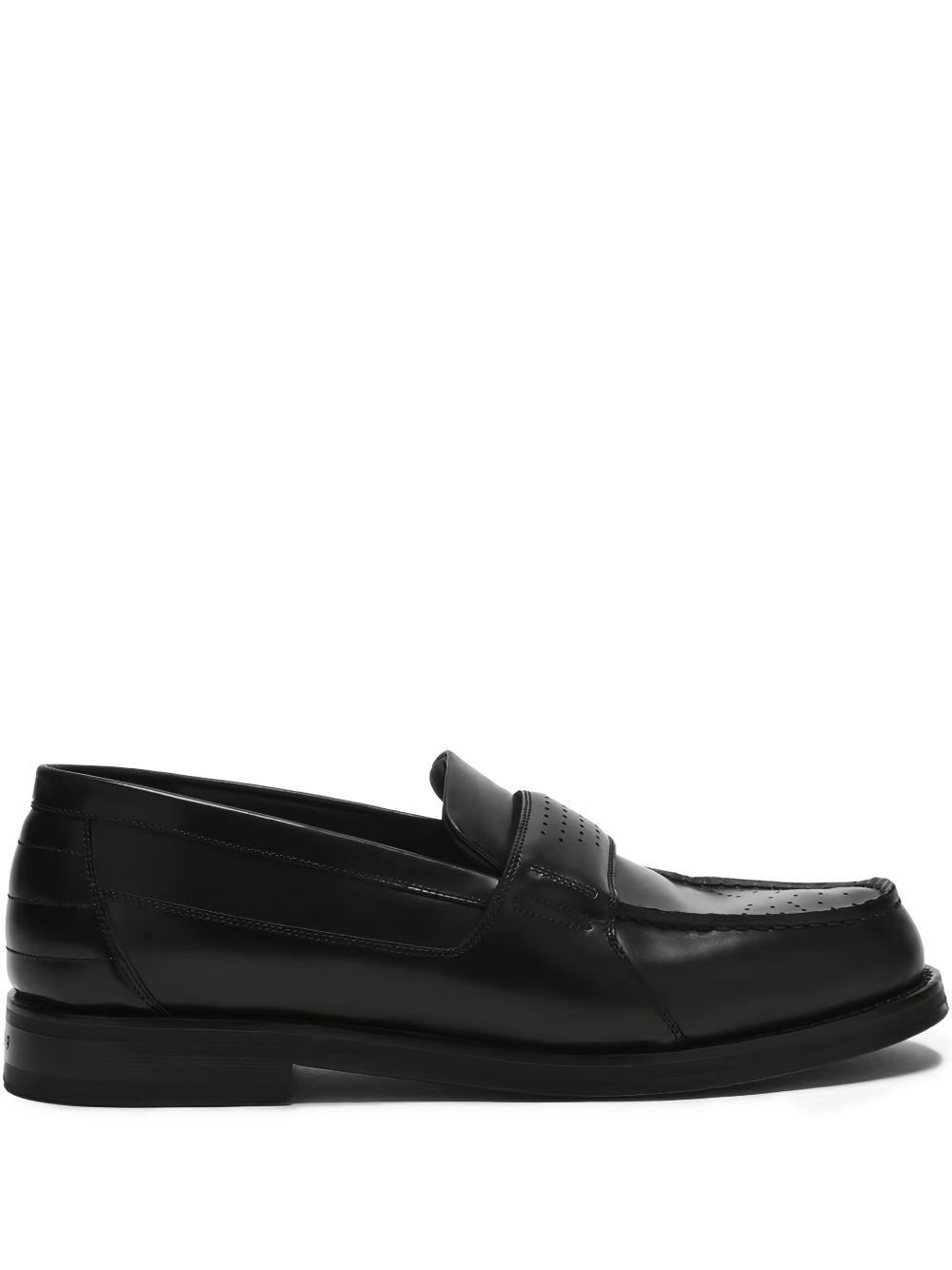 1989 STUDIO leather loafers - Black