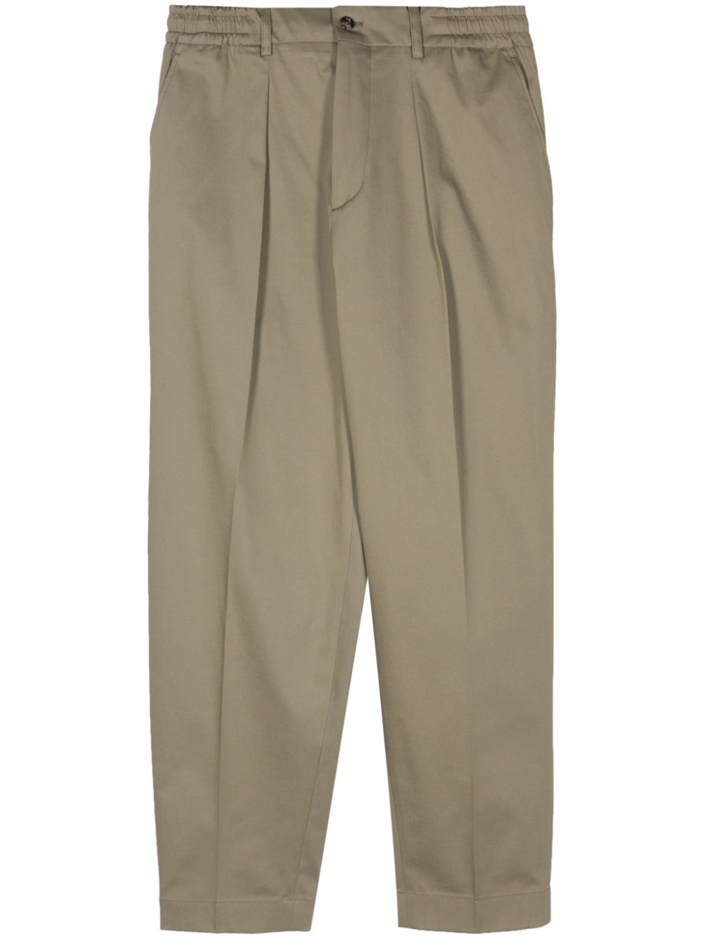 Dominique twill trousers - Neutrals