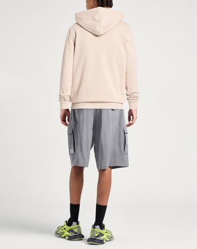 Man Sweatshirt Sand Size S Cotton