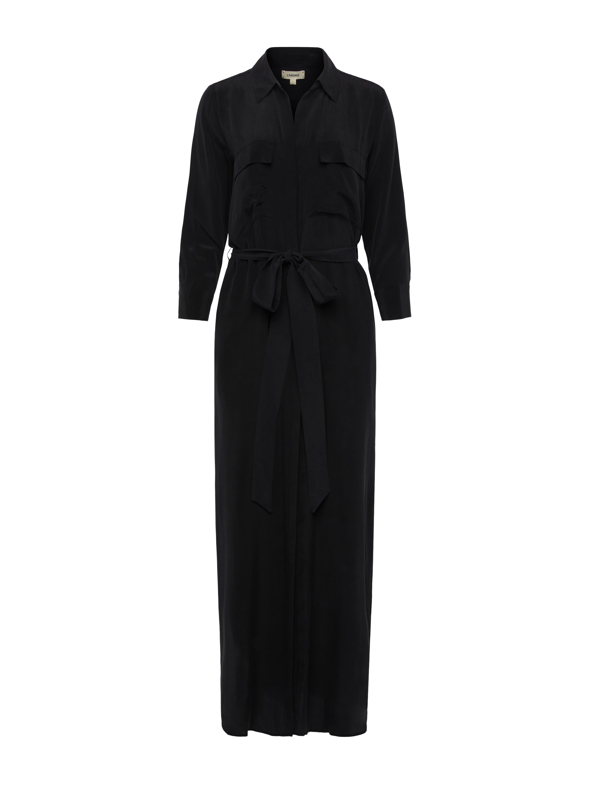 Cameron Shirt Dress In Black
