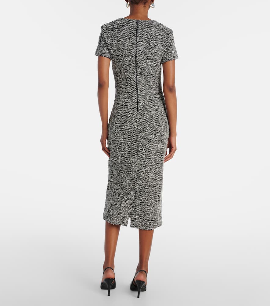 Giugno cotton and wool-blend midi dress