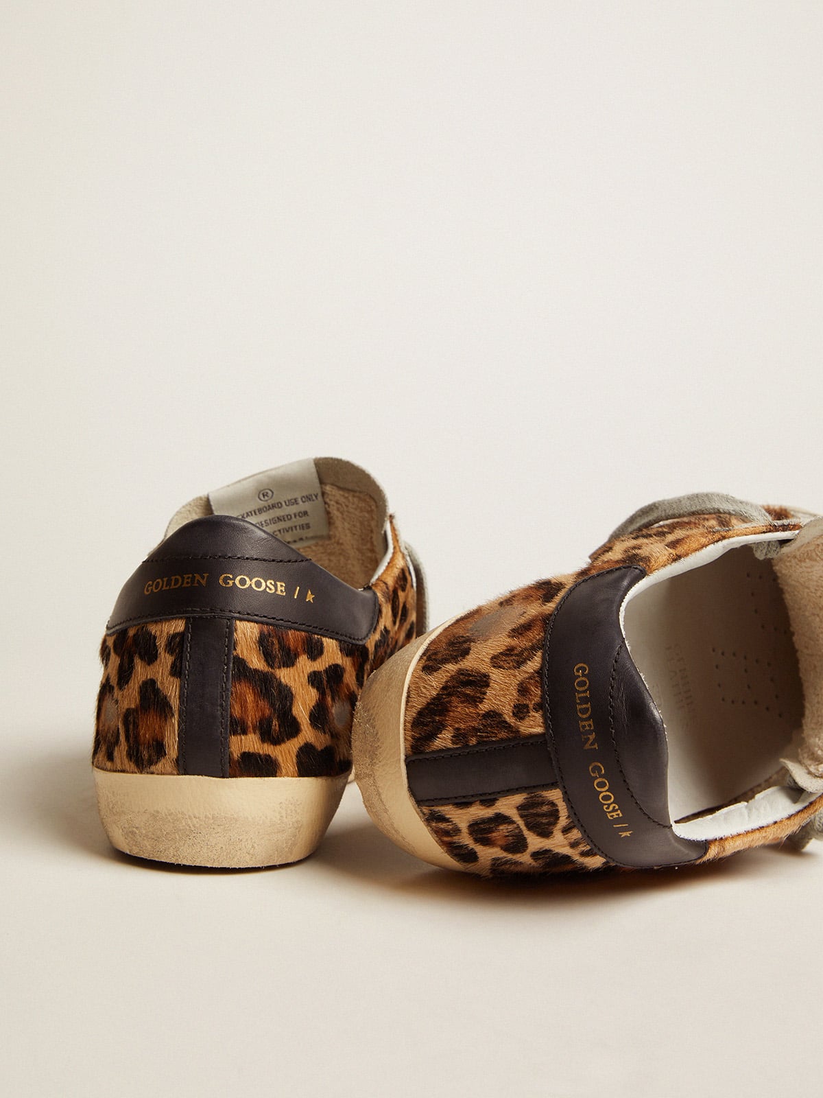 Golden Goose - Women's Super-star In Leopard Print Leather, Woman
