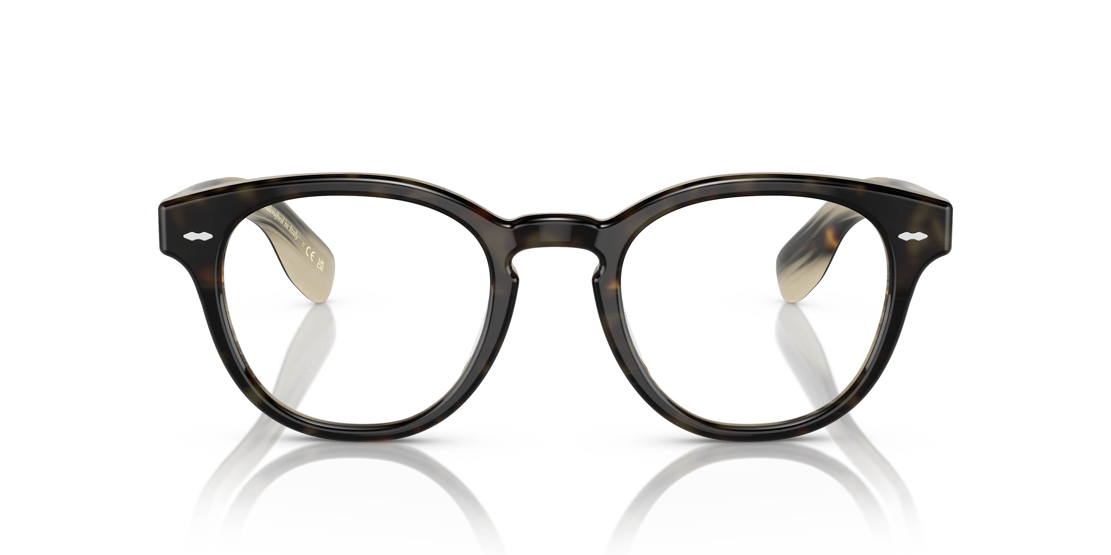 Oliver Peoples Unisex Oliver Peoples OV5413U CARY GRANT 1666 Montature da vista Acetato Tartaruga Trasparente Rotonda Normale