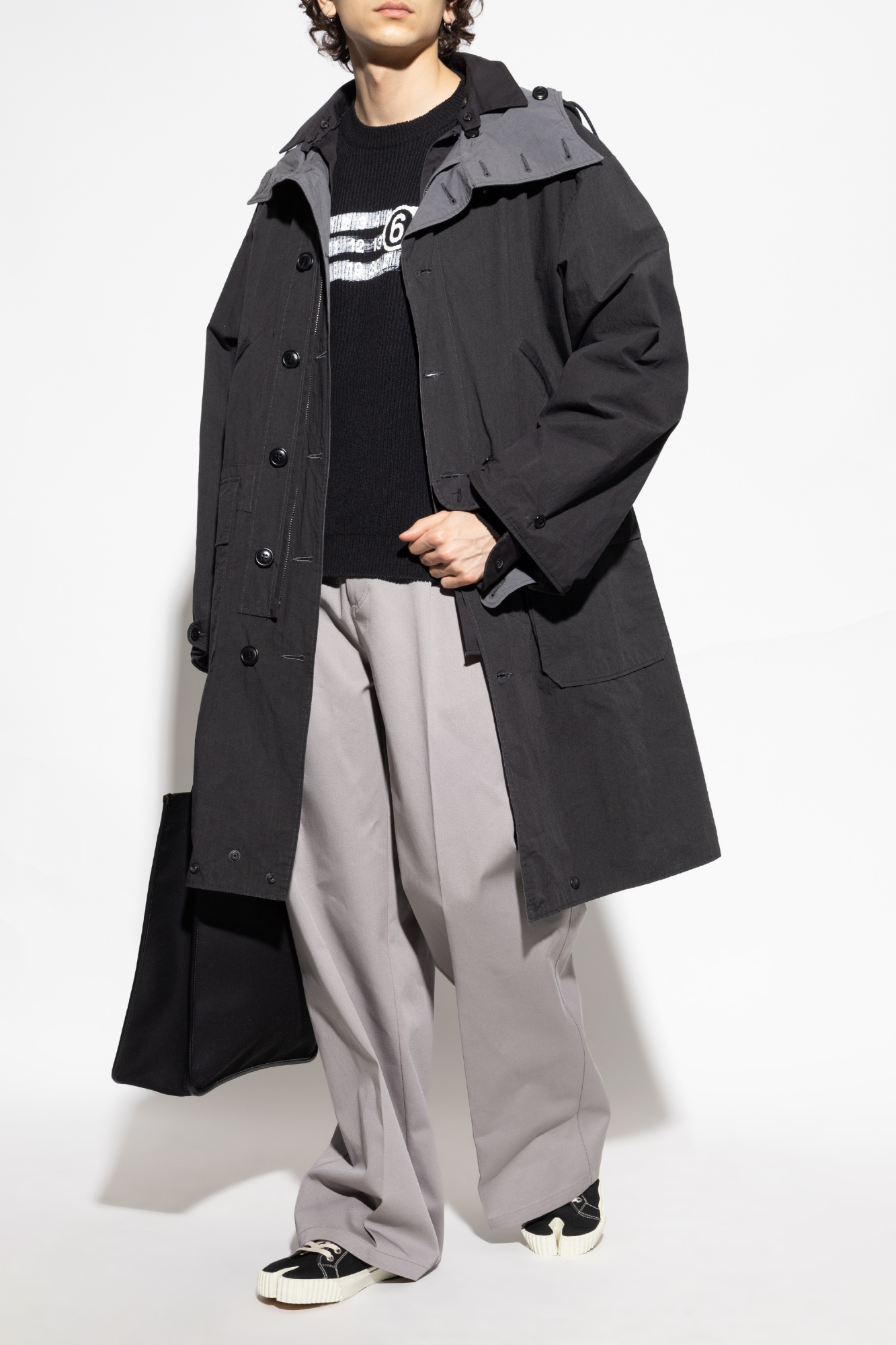 Maison Margiela Wide-leg Trousers, Men's, Grey