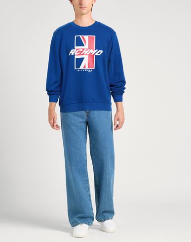 Sport Man Sweatshirt Blue Size XXL Cotton