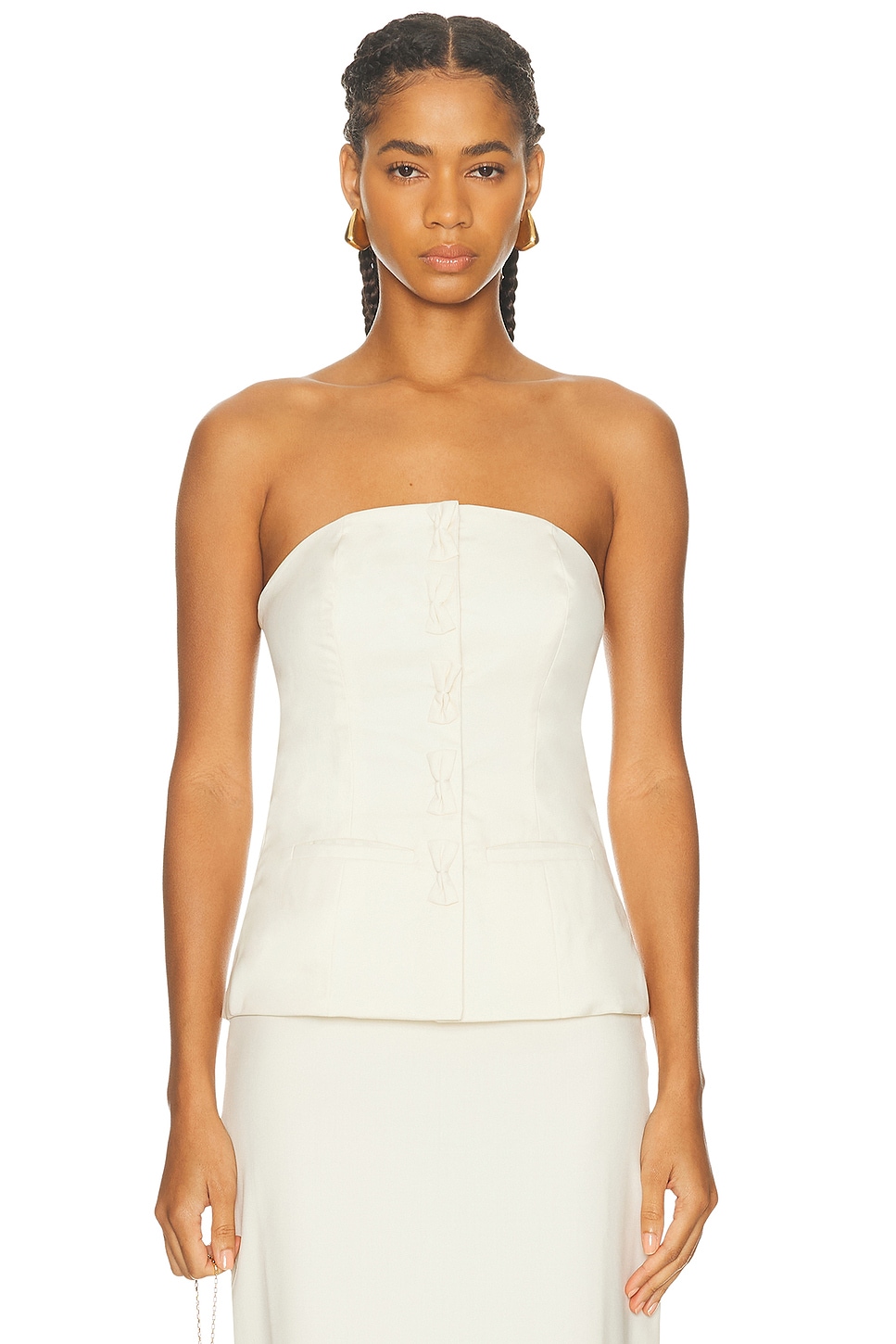 Marlies Grace Olivia Top in Crea