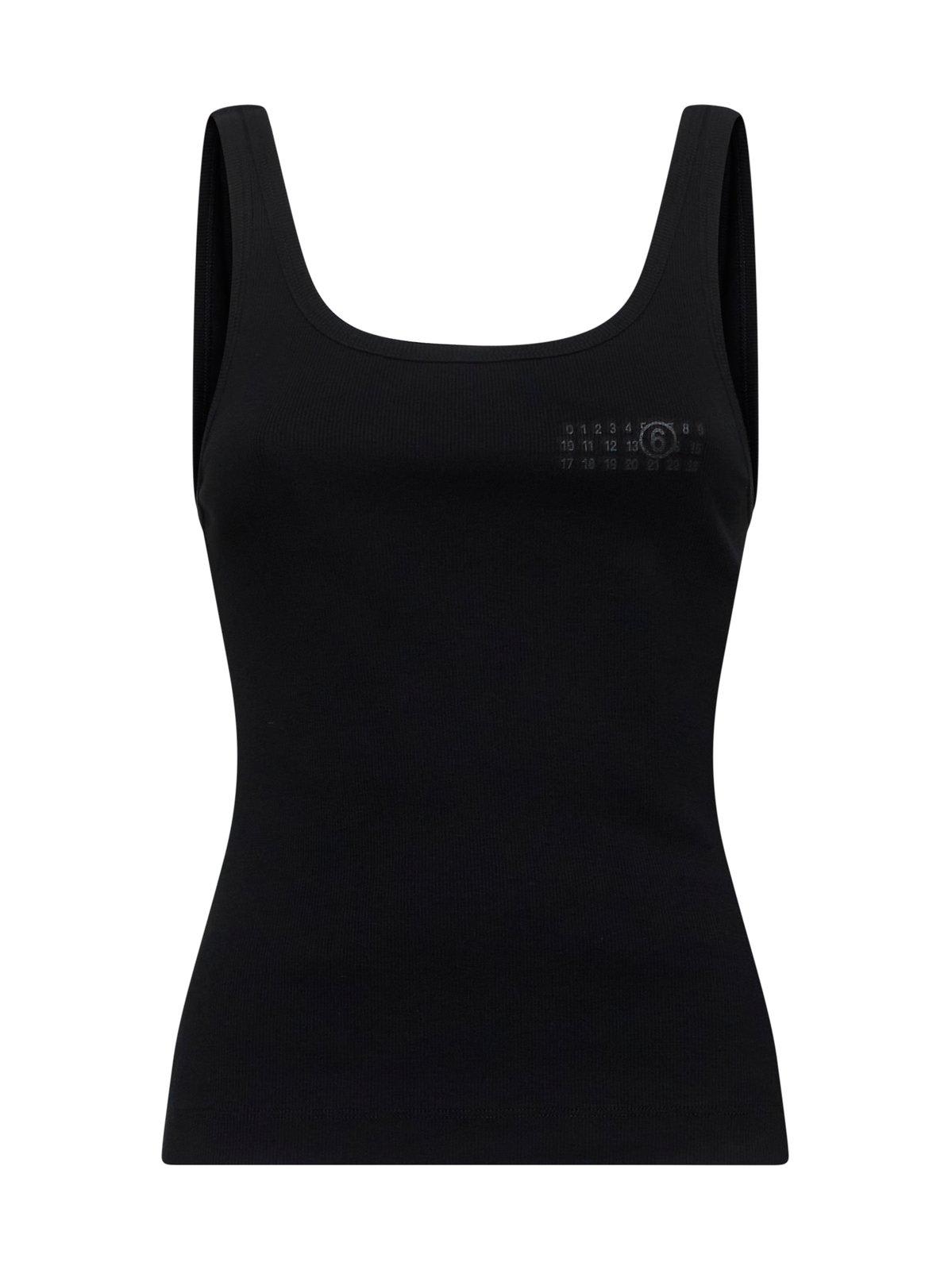 Strap-detailed Open-back Tank Top