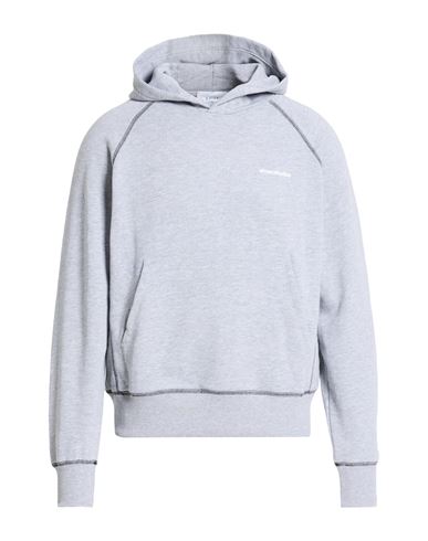 Man Sweatshirt Light grey Size M Cotton