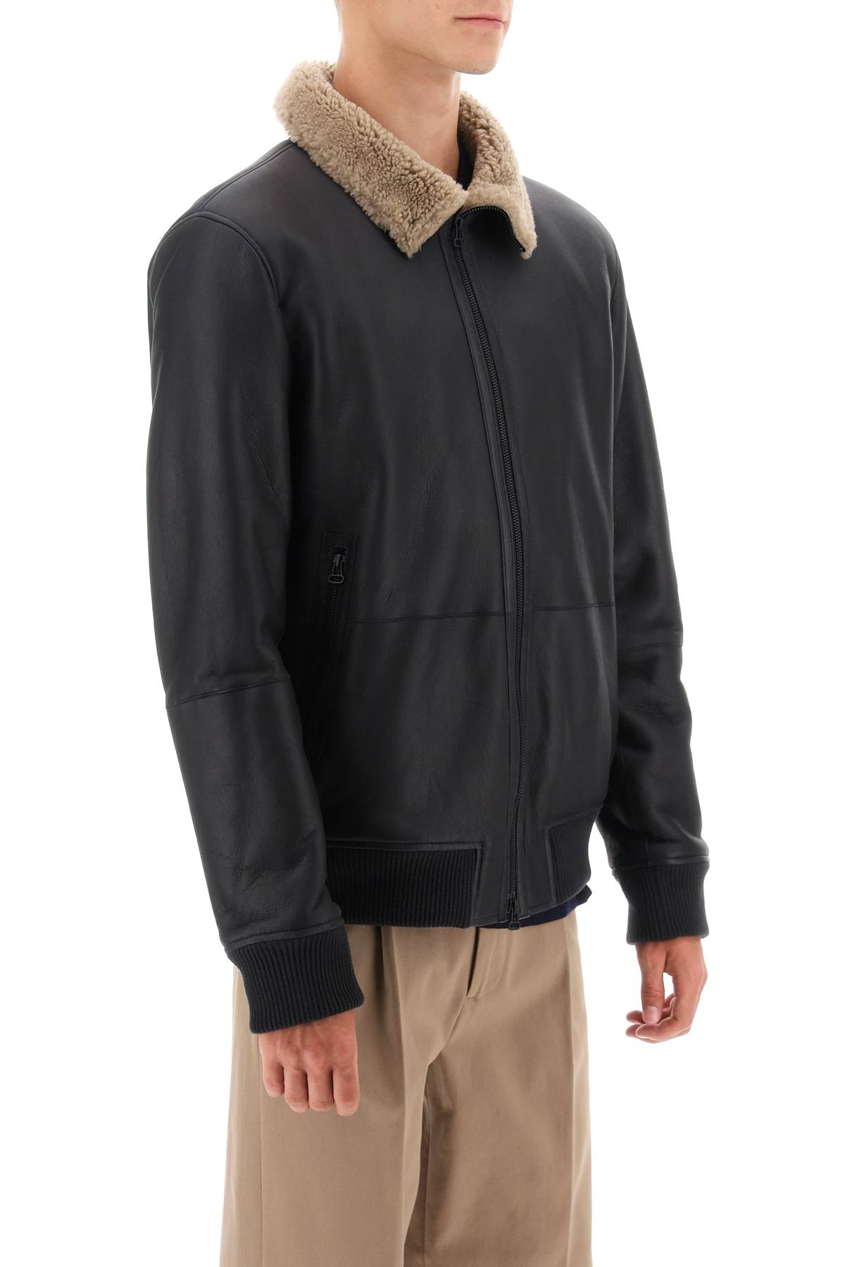 Shearling Bomber Jacket