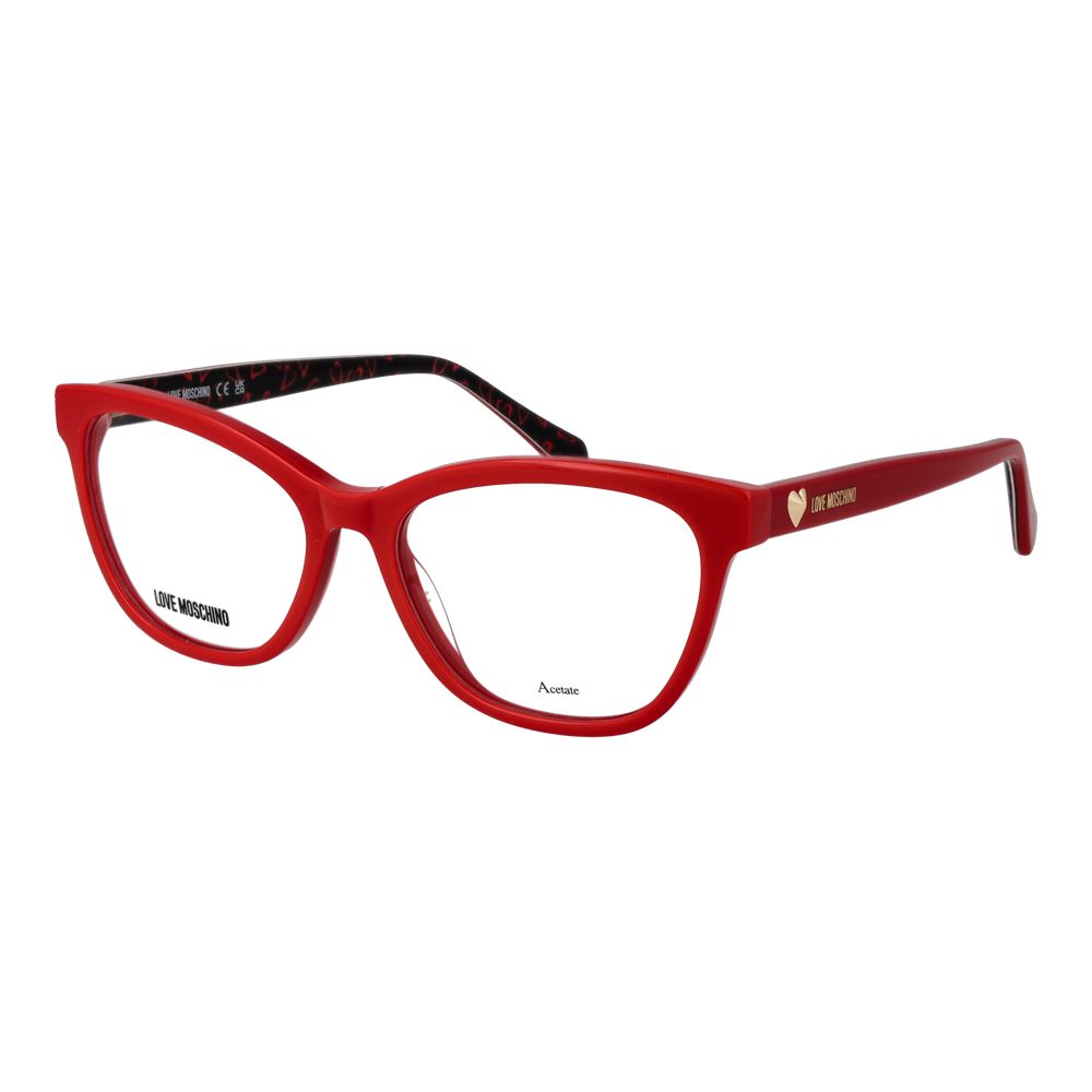 MO-1056763 Cat Eye Acetate Eyeglasses — Red