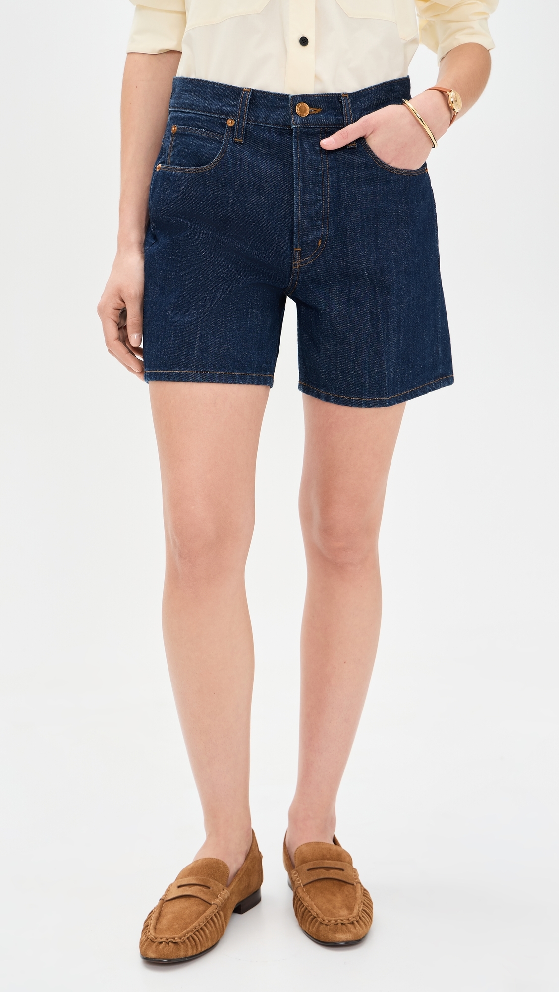 The Tailored Shorts Raw Rinse
