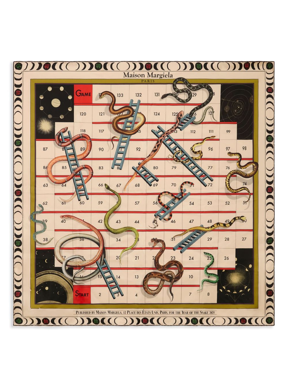 Lunar New Year scarf - Neutrals
