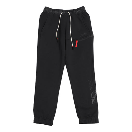 Kyrie Men'S Fleece Basketball Pants Black