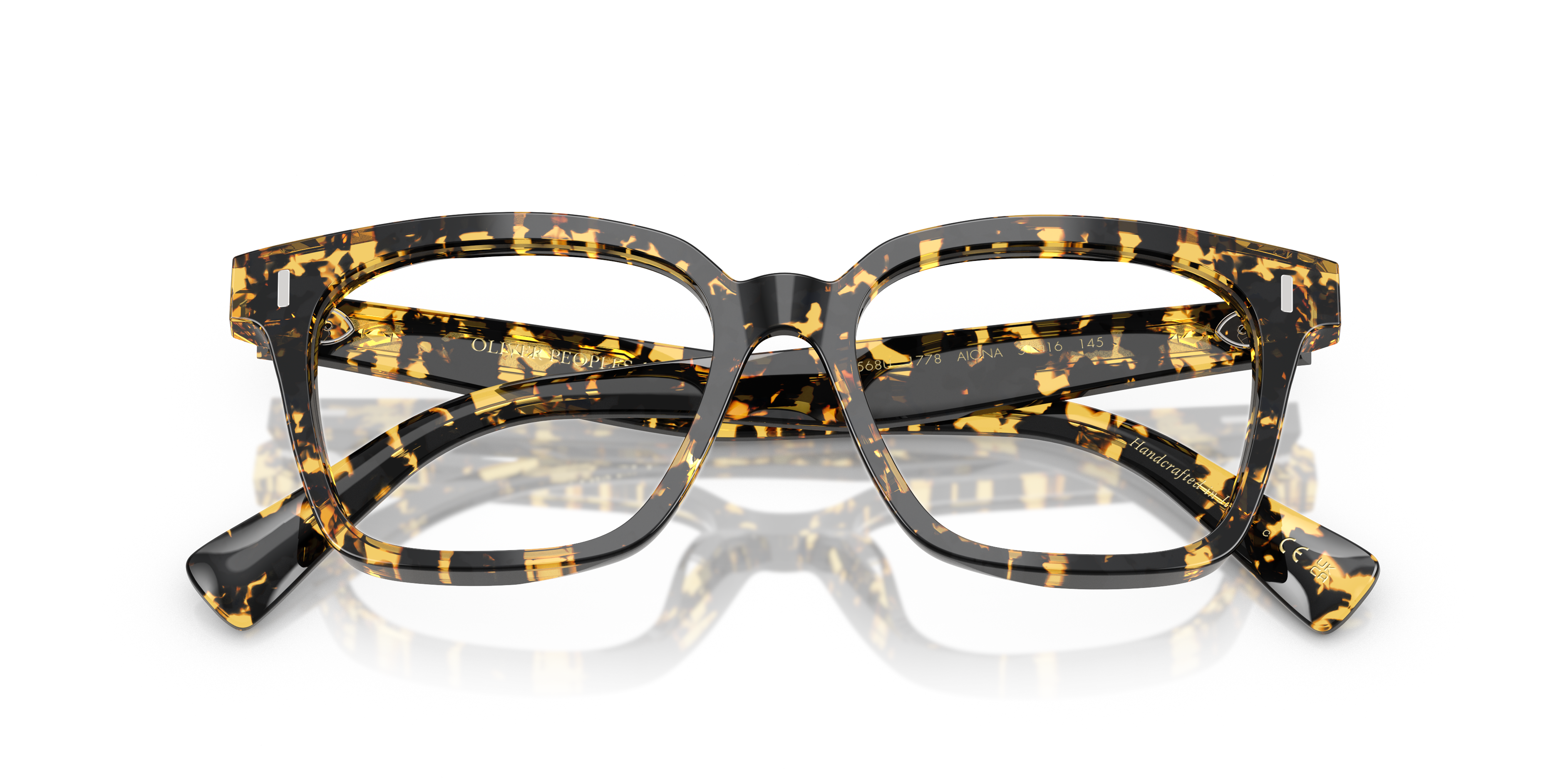 Oliver Peoples Damen Oliver Peoples OV5568U AIONA 1778 Optische Fassungen Acetat Schildkröte Transparent Pillow Norma
