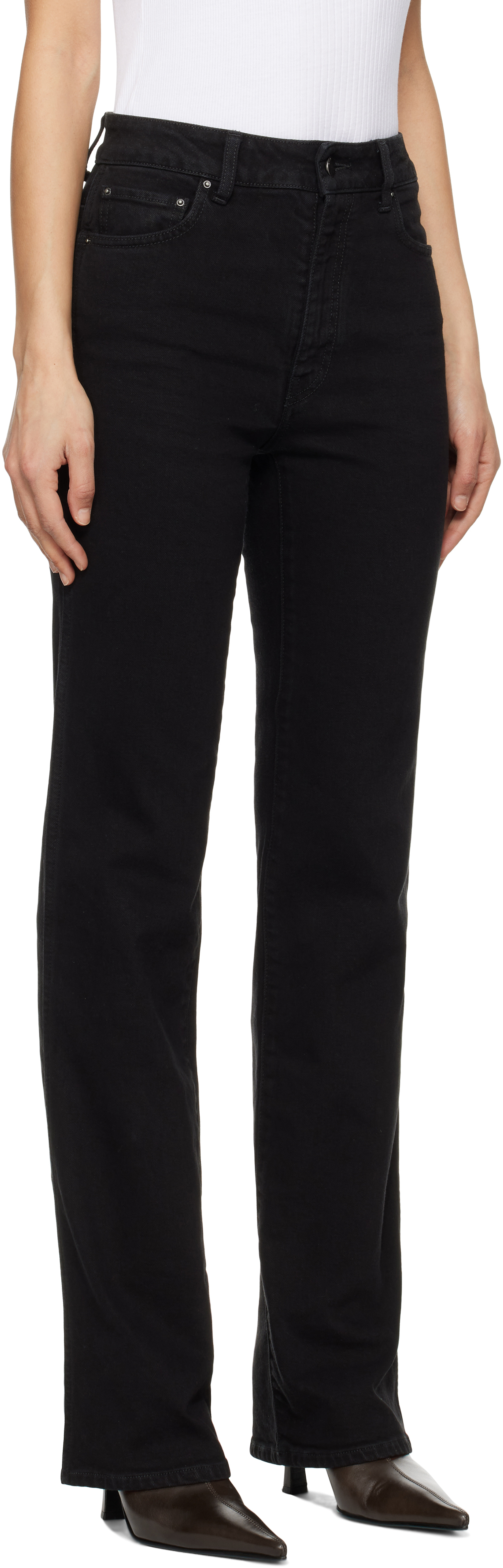 AMIRI Black MA Quad Patch Slim Jeans