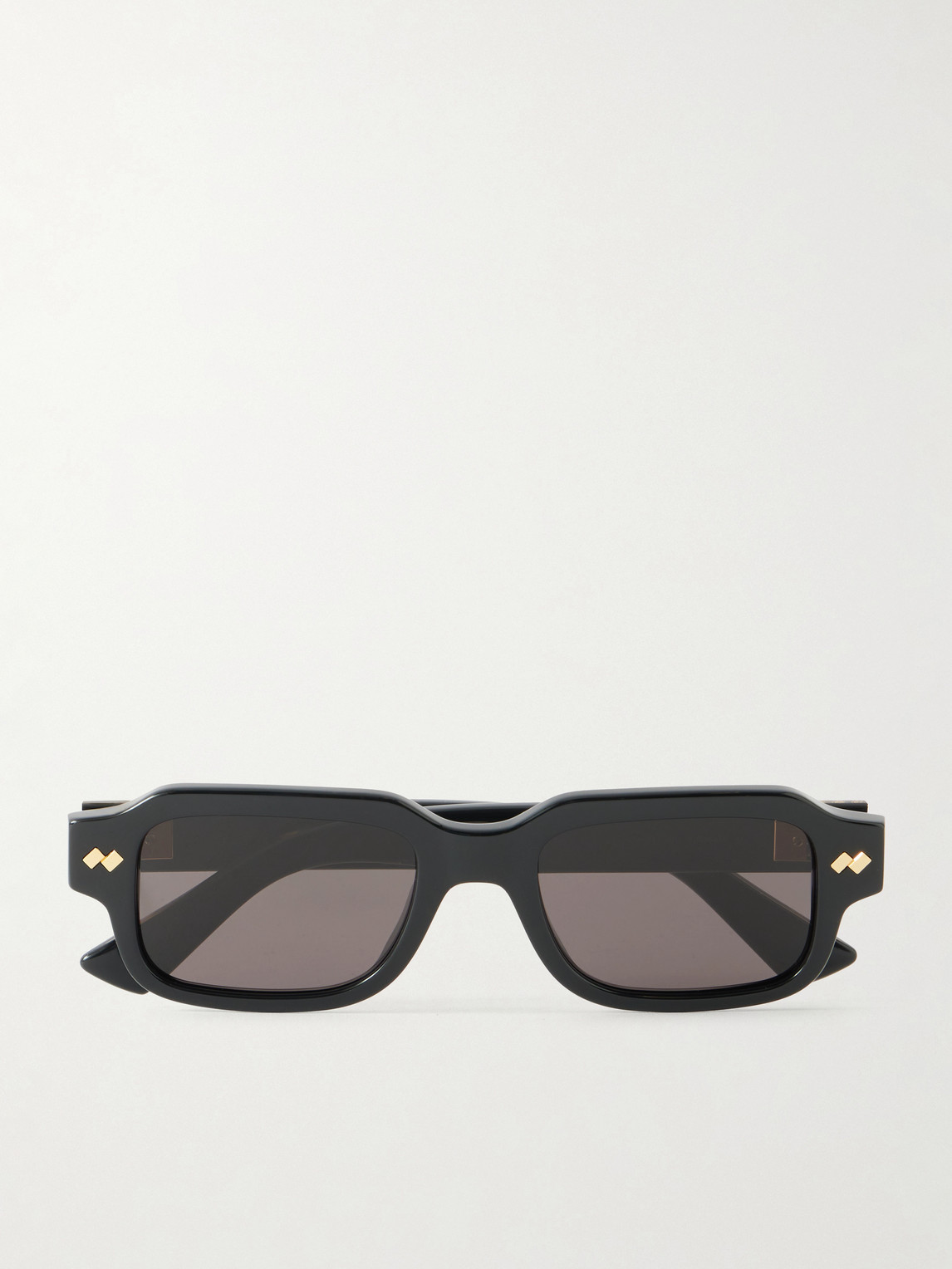 Intrecciato Square-Frame Recycled-Acetate Sunglasses