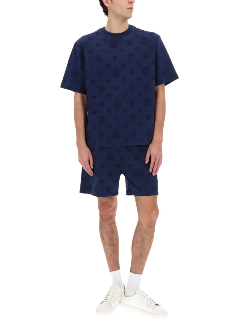 Casablanca - patterned knee length shorts back pocket