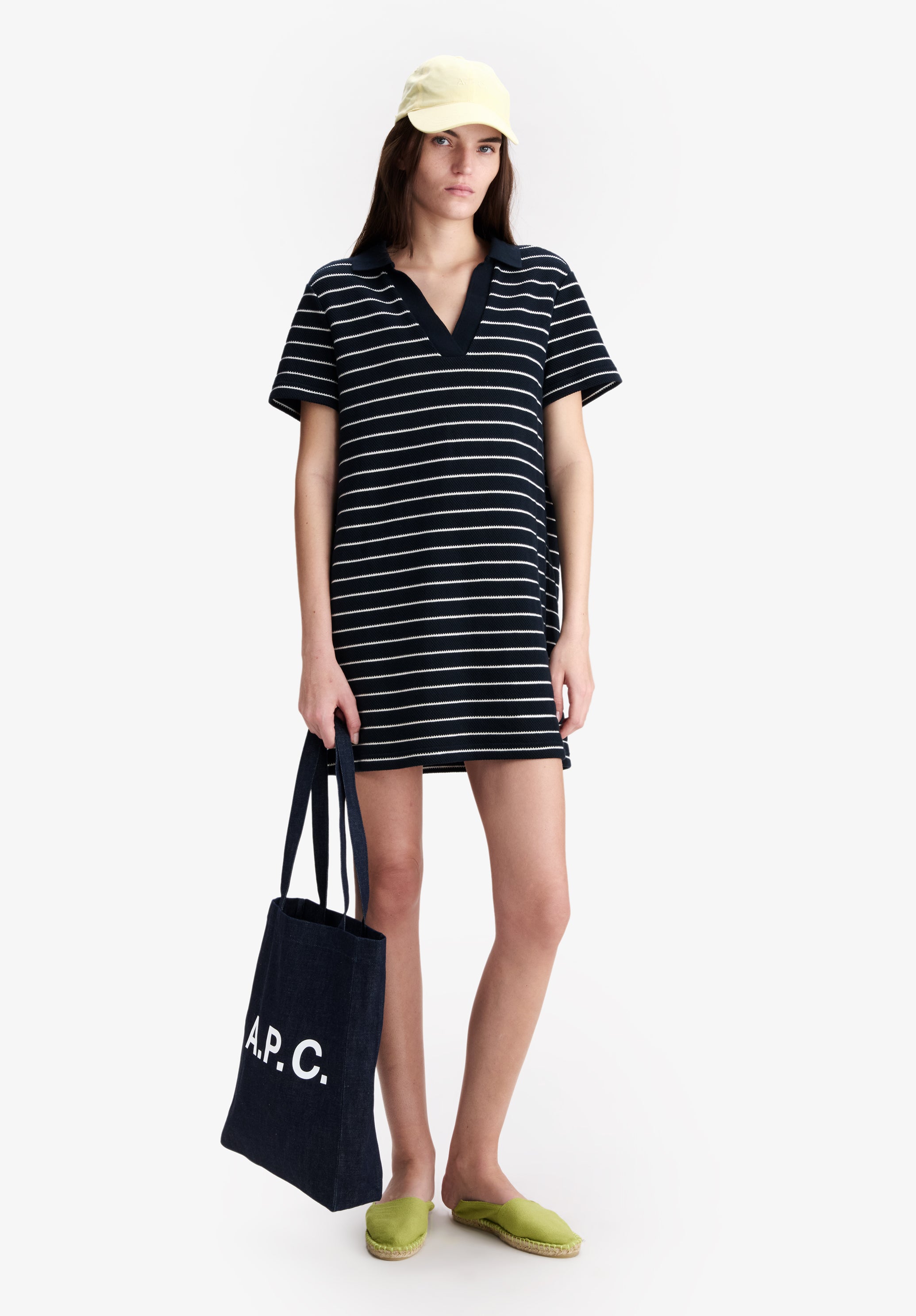 A. P.C. Women's Polo Dress Size: Extra Small in Dark navy blue