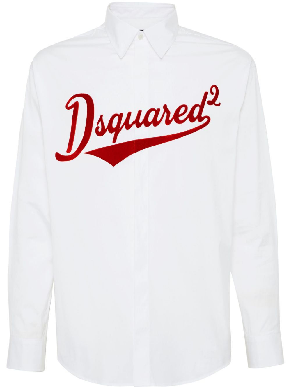 Logo-print shirt - White