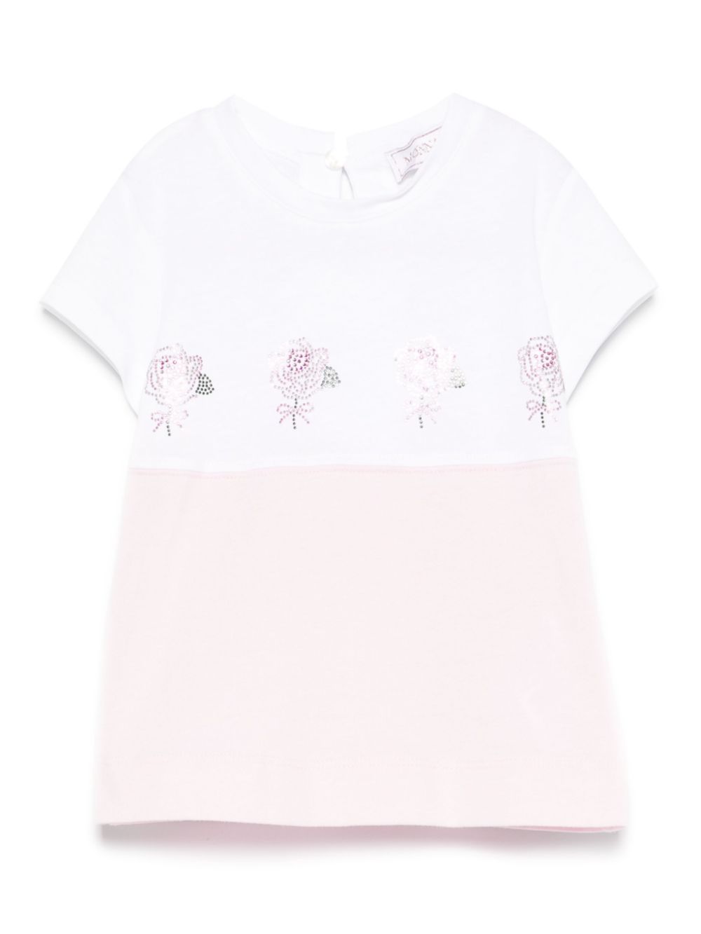 Rhinestone-embellished T-shirt - White