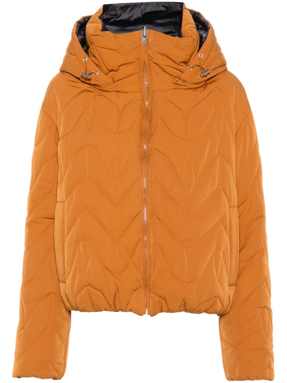 Matte puffer jacket - Brown