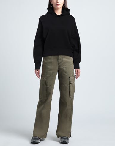 Jacob Lee Woman Sweatshirt Black Size S Organic cotton