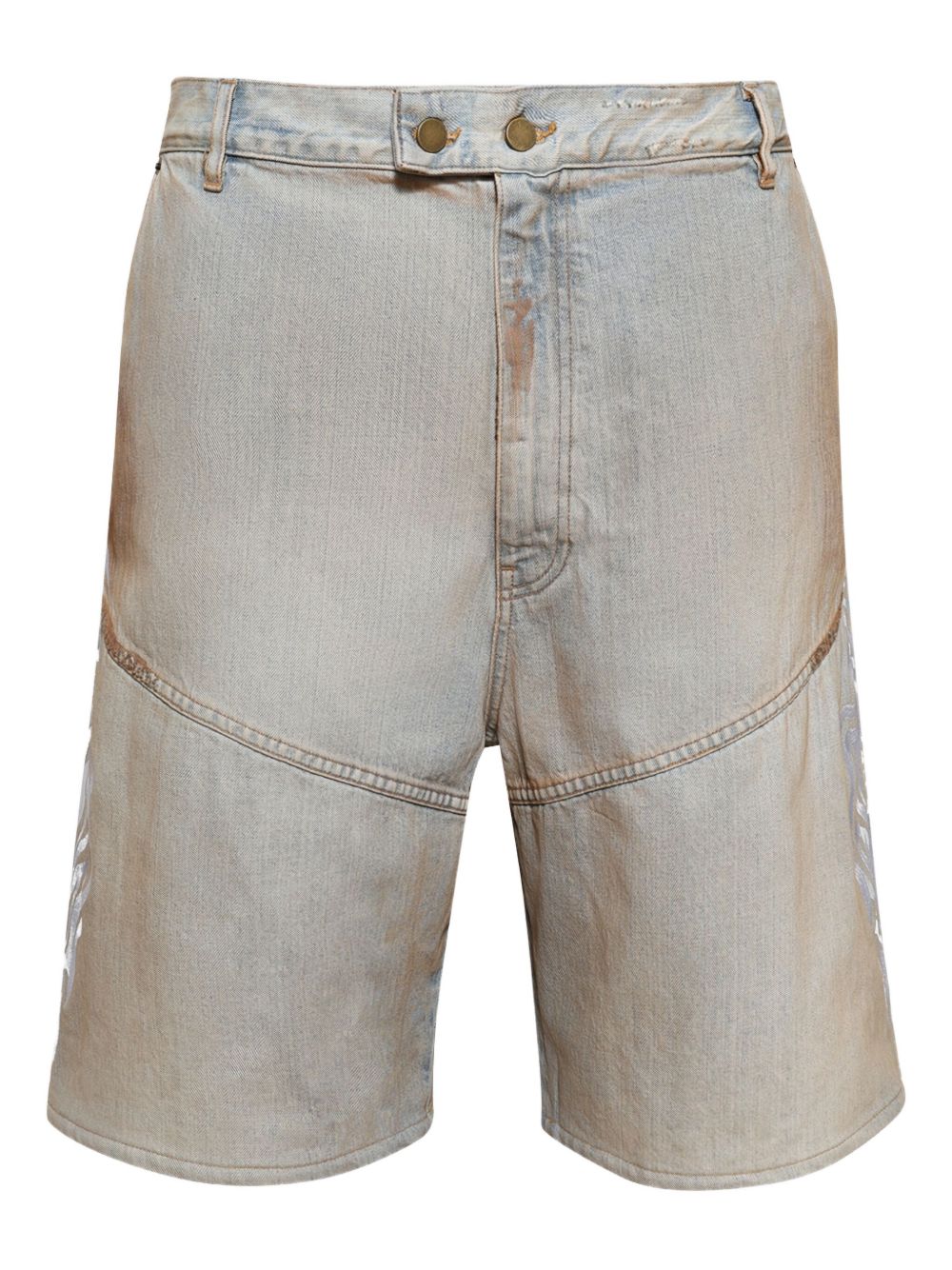 Warren Lotas cotton denim shorts - Blue