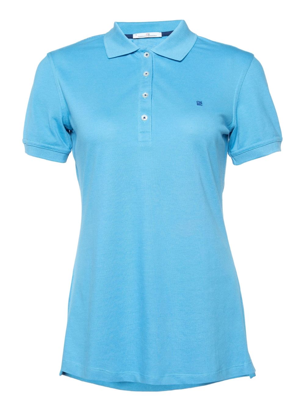 Logo-embroidered polo shirt - Blue