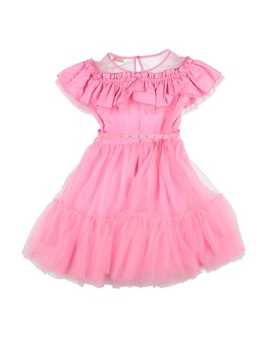 Kid Girl Kids' dress Pink Size 10 Polyamide, Cotton
