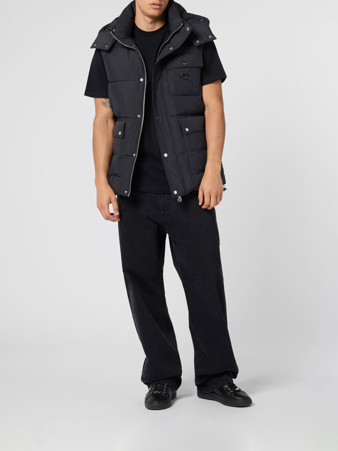 Suit Vest Men color Black