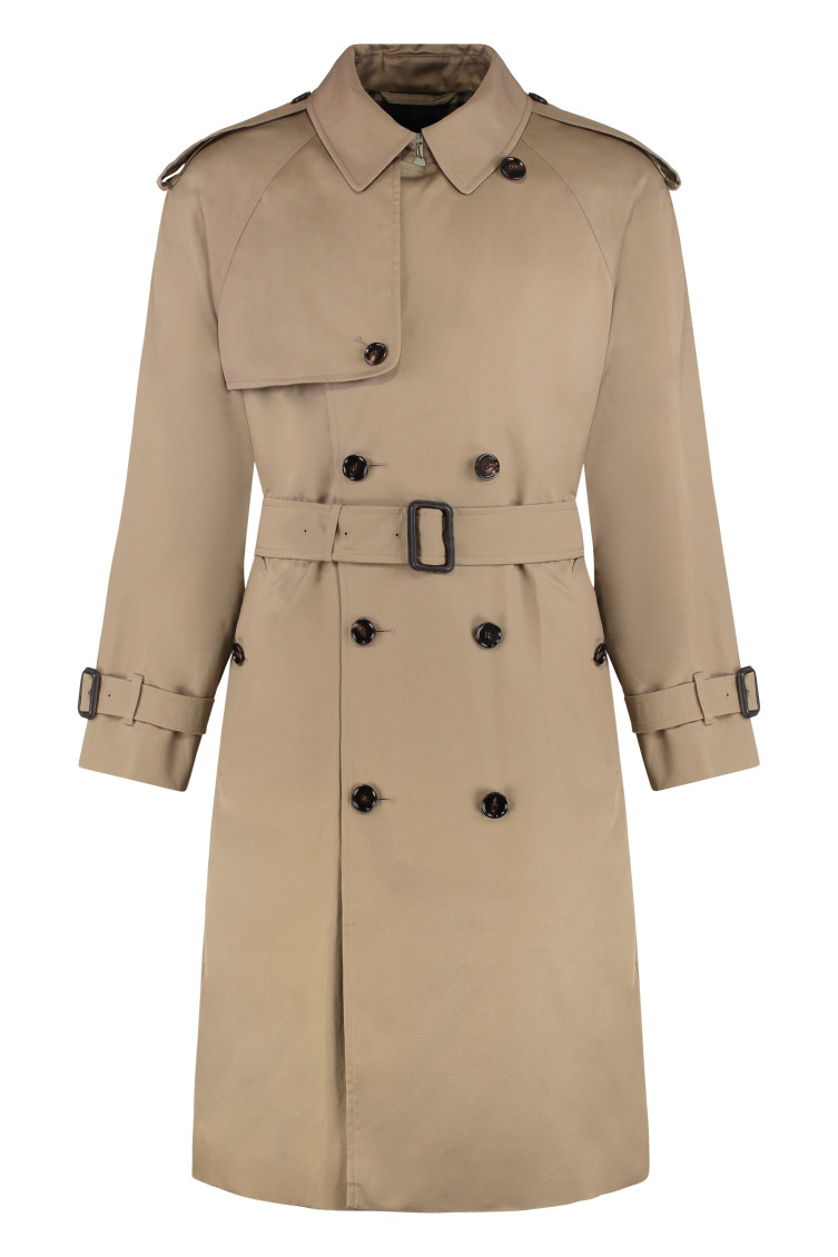 Beige Regular Trench Coat