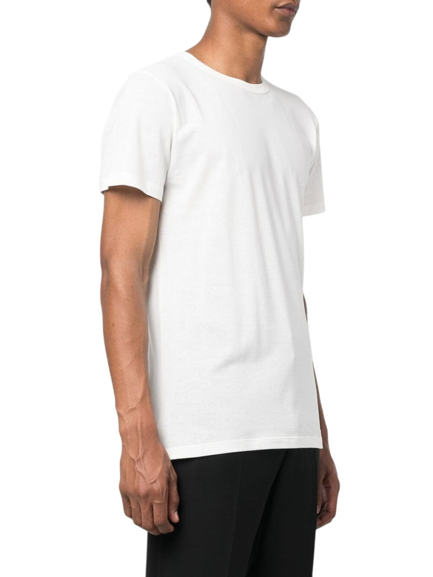 Crew-neck fitted T-shirt