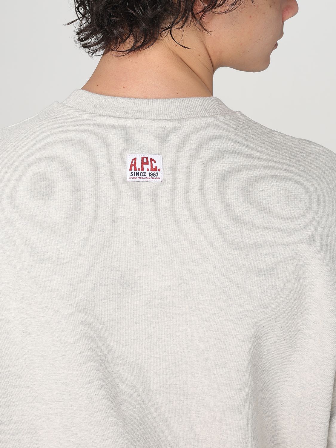 Sweatshirt Men color Grey
