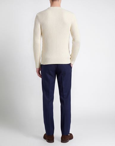 Man Sweater Cream Size S Merino Wool, Acrylic